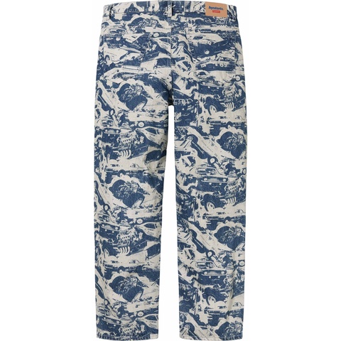 Supreme Supreme®/HYSTERIC GLAMOUR Cars Baggy Jean - Washed Indigo