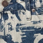 Supreme Supreme HYSTERIC GLAMOUR Cars Baggy Jean (FW24) - Washed Indigo