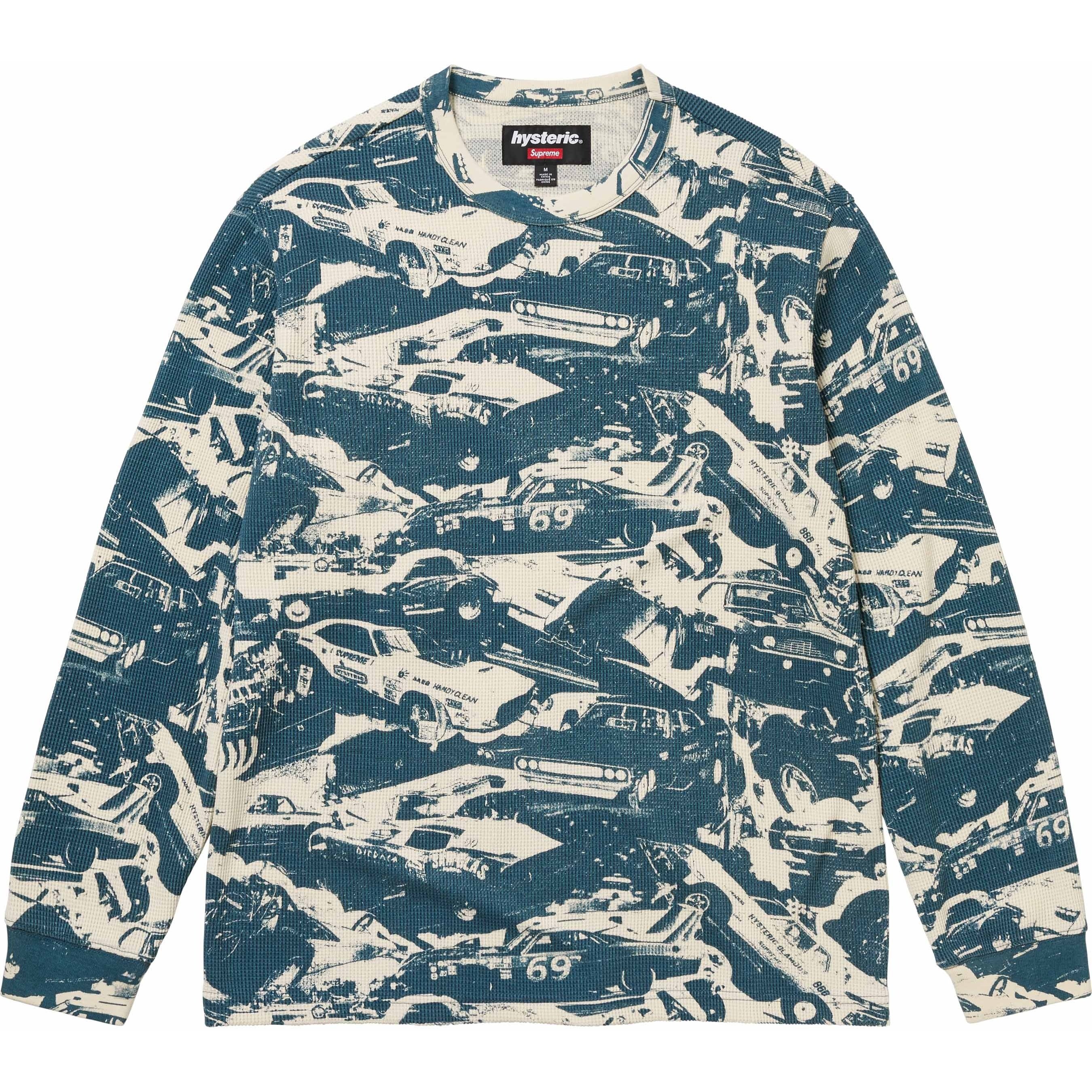 Supreme Supreme HYSTERIC GLAMOUR Cars Thermal (FW24) - Teal - $110
