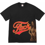 Supreme Supreme HYSTERIC GLAMOUR Fuck Tee (FW24) - Black