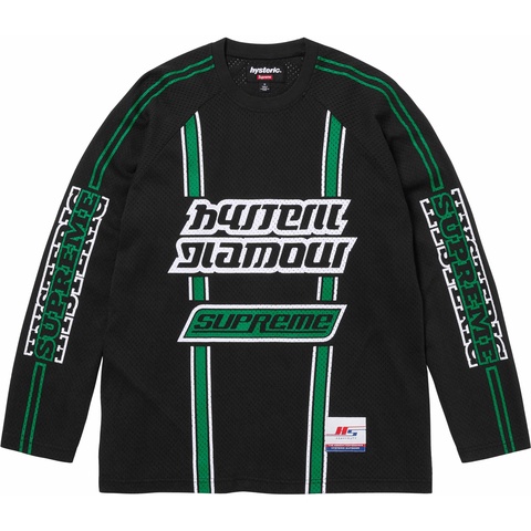 Supreme Supreme®/HYSTERIC GLAMOUR Mesh L/S Top - Black