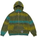 Supreme Supreme HYSTERIC GLAMOUR Mohair Zip Up Hooded Sweater (FW24) - Olive