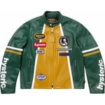 Supreme Supreme HYSTERIC GLAMOUR Vanson Leathers Jacket (FW24) - Green