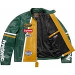Supreme Supreme HYSTERIC GLAMOUR Vanson Leathers Jacket (FW24) - Green
