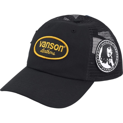 Supreme Supreme®/HYSTERIC GLAMOUR/Vanson Leathers® Mesh Back 6-Panel - Black