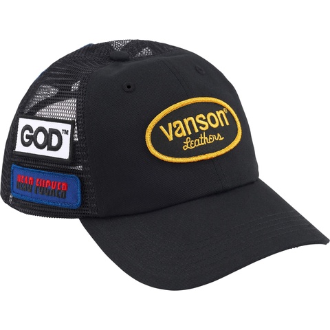 Supreme Supreme®/HYSTERIC GLAMOUR/Vanson Leathers® Mesh Back 6-Panel - Black