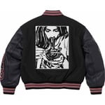 Supreme Supreme HYSTERIC GLAMOUR Varsity Jacket (FW24) - Black