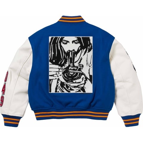 Supreme Supreme®/HYSTERIC GLAMOUR Varsity Jacket - Blue