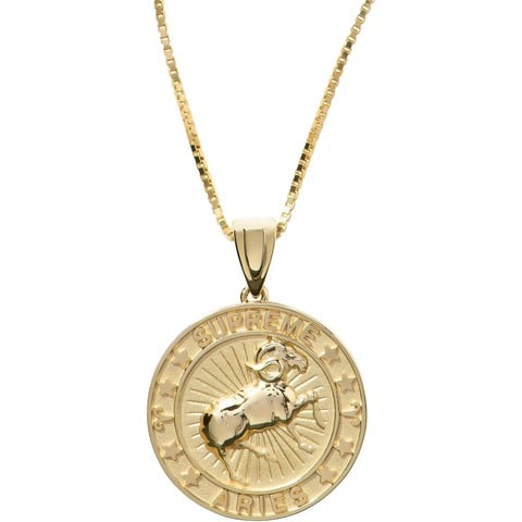 Supreme®/Jacob&Co 14K Gold Zodiac Pendant - Supreme