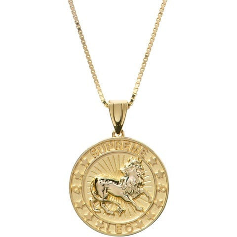 Supreme Supreme®/Jacob&Co 14K Gold Zodiac Pendant - Gold - Leo