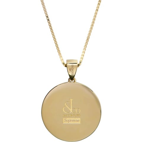 Supreme Supreme®/Jacob&Co 14K Gold Zodiac Pendant - Gold - Libra