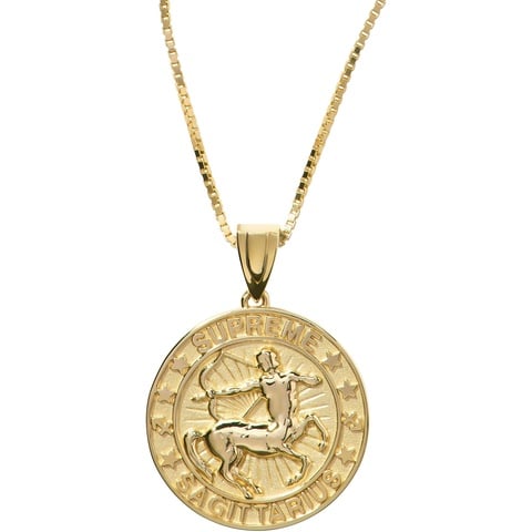 Supreme®/Jacob&Co 14K Gold Zodiac Pendant - Supreme