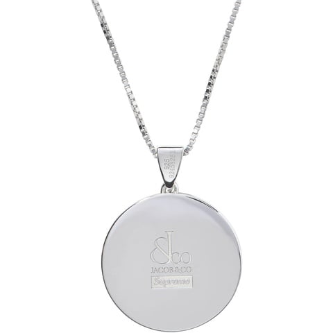 Supreme Supreme®/Jacob&Co Sterling Silver Zodiac Pendant - Silver - Aquarius