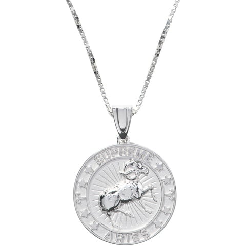 Supreme Supreme®/Jacob&Co Sterling Silver Zodiac Pendant - Silver - Aries