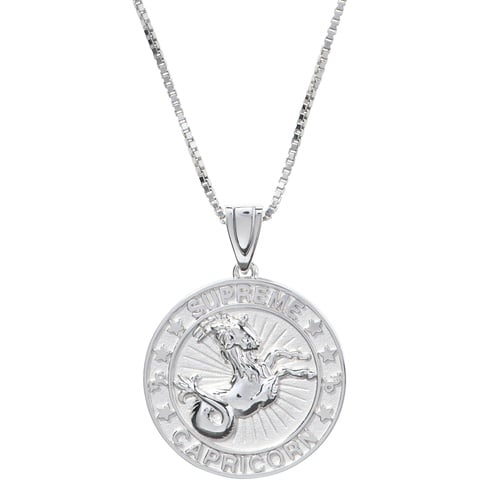 Supreme Supreme®/Jacob&Co Sterling Silver Zodiac Pendant - Silver - Capricorn