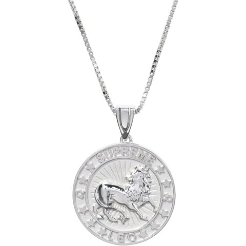 Supreme Supreme®/Jacob&Co Sterling Silver Zodiac Pendant - Silver - Leo