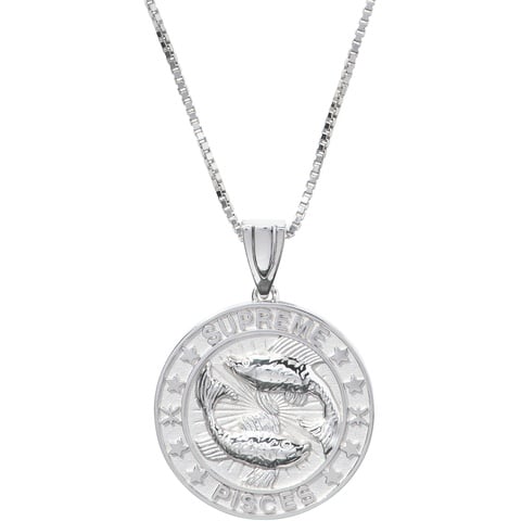 美品シュプリーム ジェイコブ スターリング シルバー ゾディアック ペンダント SUPREME x Jacob&Co☆シルバー ゾディアック ペンダント (Supreme