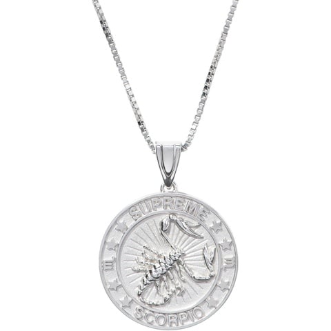 Supreme Supreme®/Jacob&Co Sterling Silver Zodiac Pendant - Silver - Scorpio