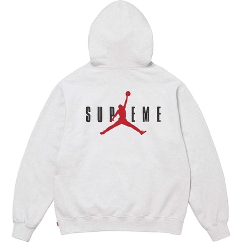 Supreme Supreme®/Jordan® Hooded Sweatshirt - Ash Grey