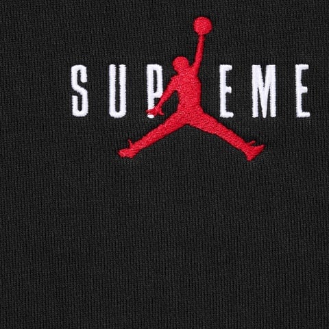 Supreme Supreme®/Jordan® Hooded Sweatshirt - Black