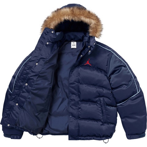 Supreme Supreme®/Jordan® Puffer Jacket - Navy