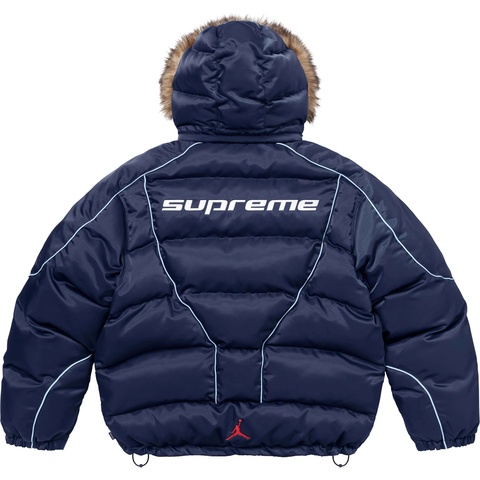 Supreme Supreme®/Jordan® Puffer Jacket - Navy