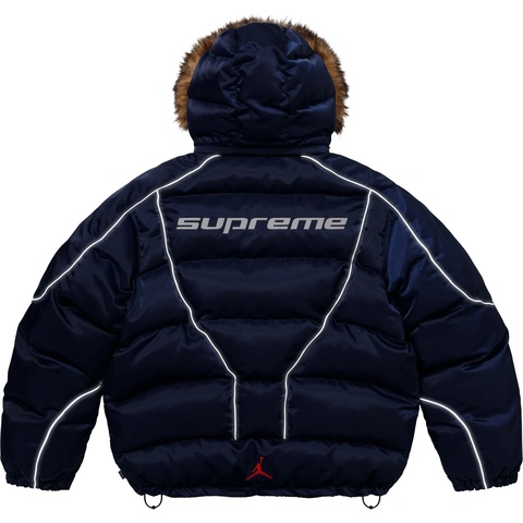 Supreme Supreme®/Jordan® Puffer Jacket - Navy