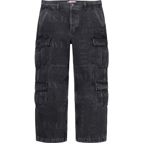 Supreme Supreme®/Martine Rose® Denim Cargo Pant - Washed Black