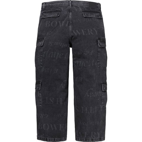 Supreme Supreme®/Martine Rose® Denim Cargo Pant - Washed Black