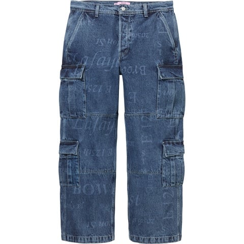 Supreme Supreme®/Martine Rose® Denim Cargo Pant - Washed Blue
