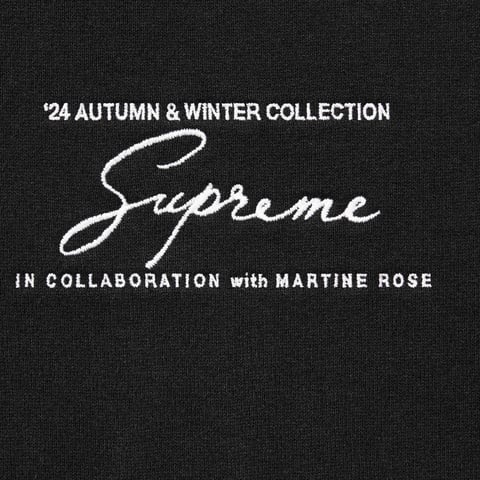 Supreme Supreme®/Martine Rose® Hooded Sweatshirt - Black