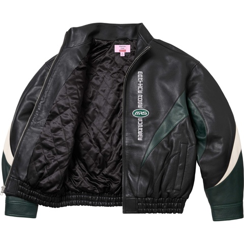 ジャケット・アウター supreme Martine Rose Leather Jacket Buy Supreme x Martine Rose Leather Jacket 'Black' - FW24J19 BLACK