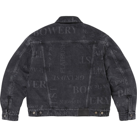 Supreme Supreme®/Martine Rose® Reversible Trucker Jacket - Washed Black