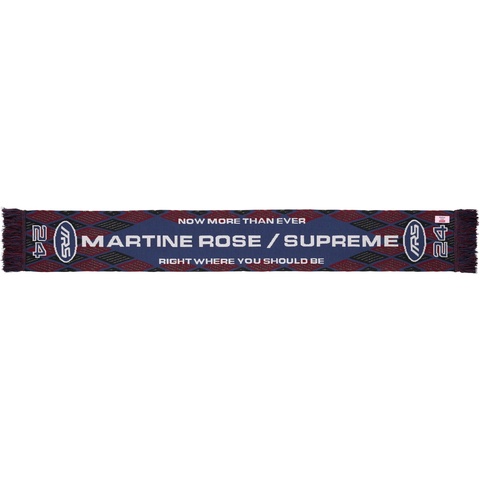 N*0様 Supreme Martine Rose Scarf blue Supreme®/Martine Rose® Scarf - fall/winter 2024 - Supreme