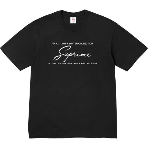Supreme Supreme®/Martine Rose® Tee - Black