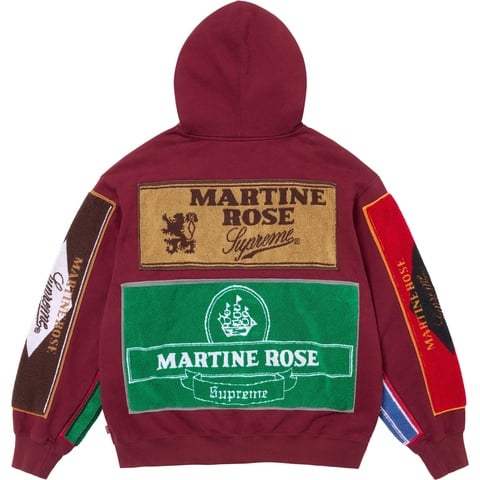 Supreme®/Martine Rose® Towel Zip Up Hooded Sweatshirt - Supreme