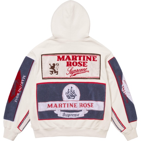 Supreme Supreme®/Martine Rose® Towel Zip Up Hooded Sweatshirt - White