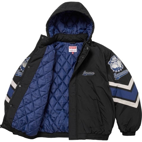 ジャケット・アウター Supreme 24S/S HOODED STADIUM JACKET Supreme Hooded Stadium Jacket Black Men's - SS24 - US