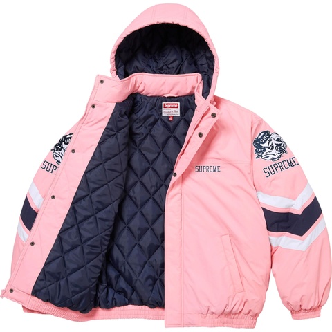 Supreme Supreme®/Mitchell & Ness NCAA Hooded Stadium Jacket - Pink