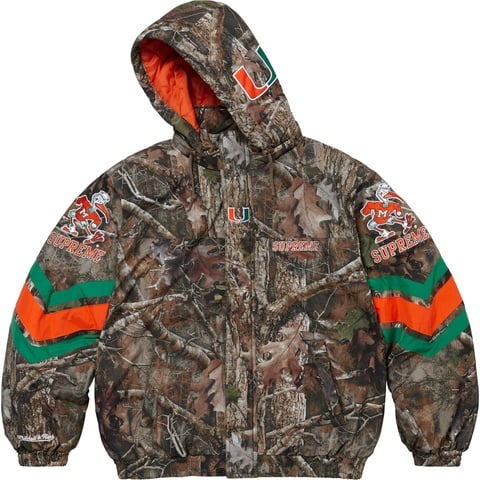 Supreme®/Mitchell & Ness NCAA Hooded Stadium Jacket - Supreme