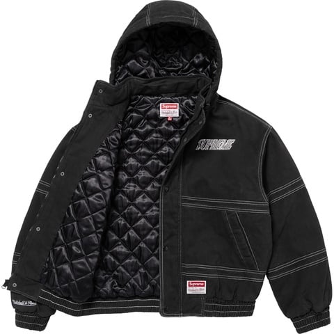 Supreme®/Mitchell & Ness® Twill Stadium Jacket - Supreme