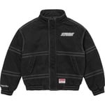 Supreme Supreme Mitchell & Ness Twill Stadium Jacket (FW24) - Black