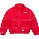 Supreme Supreme Mitchell & Ness Twill Stadium Jacket (FW24) - Red