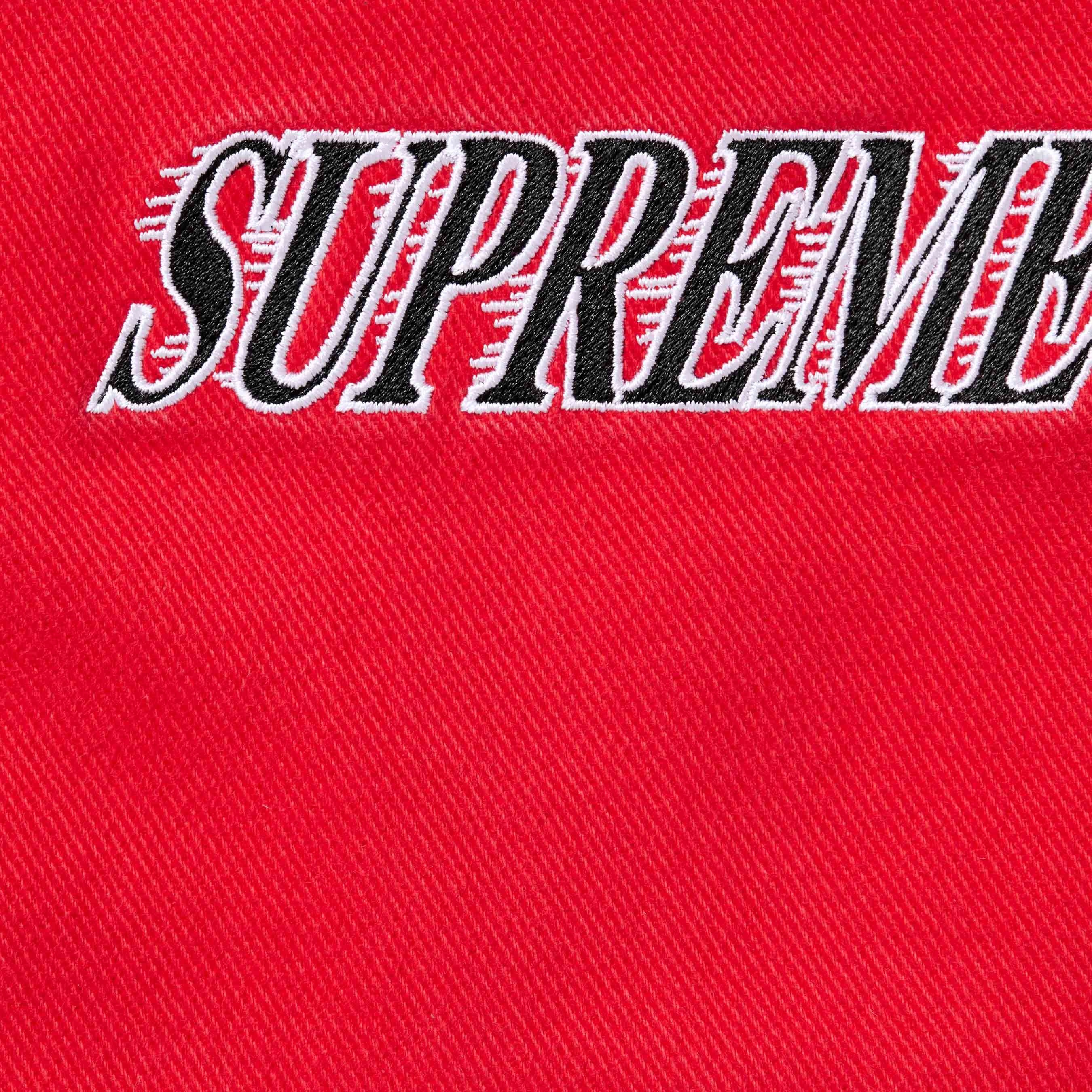 Supreme Supreme Mitchell & Ness Twill Stadium Jacket (FW24) - Red - $348
