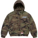 Supreme Supreme Mitchell & Ness Twill Stadium Jacket (FW24) - Woodland Camo