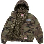 Supreme Supreme Mitchell & Ness Twill Stadium Jacket (FW24) - Woodland Camo