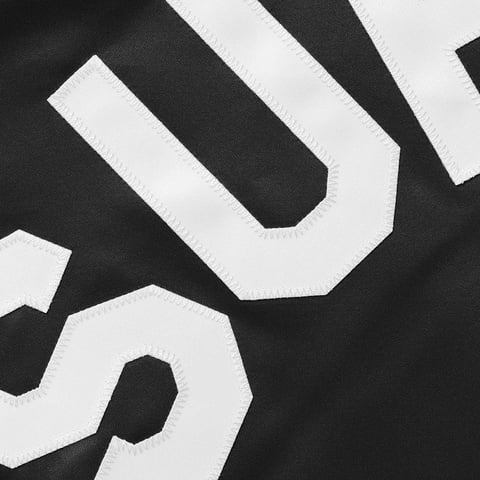 Supreme Supreme®/Mitchell & Ness Satin Varsity Jacket - Black