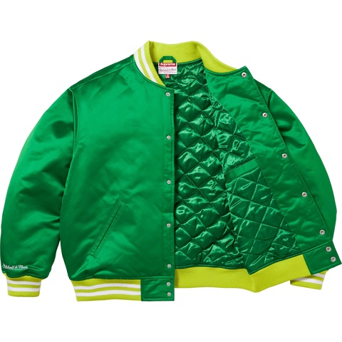 M Supreme Satin Varsity Jacket ツリーカモ Supreme®/Champion® Satin Varsity Jacket - Shop - Supreme