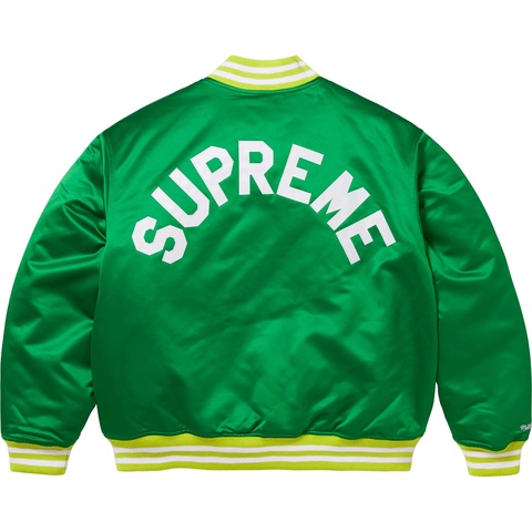 Supreme®/Mitchell & Ness Satin Varsity Jacket - Supreme
