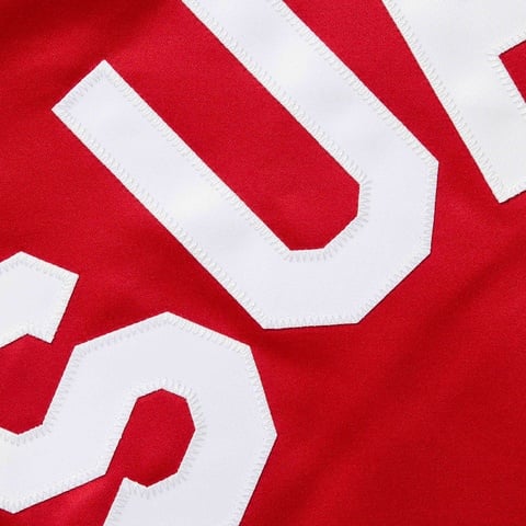 Supreme Supreme®/Mitchell & Ness Satin Varsity Jacket - Red